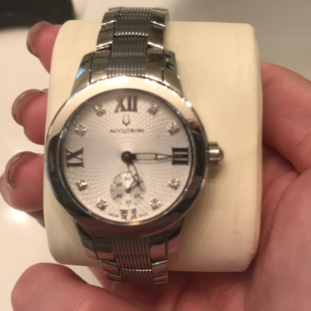 Ladies diamond marker Accutron Watch